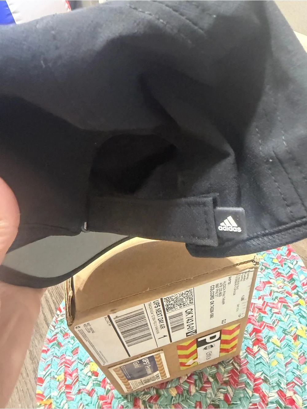 adidas Black Youth Fit Aeroready Cap with Logo